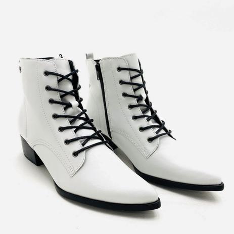 botas femininas cano curto branca