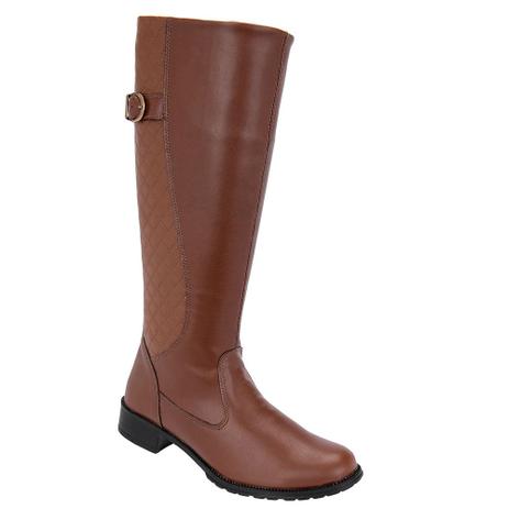bota de cano alto feminina