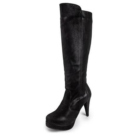 bota feminina cano longo salto fino