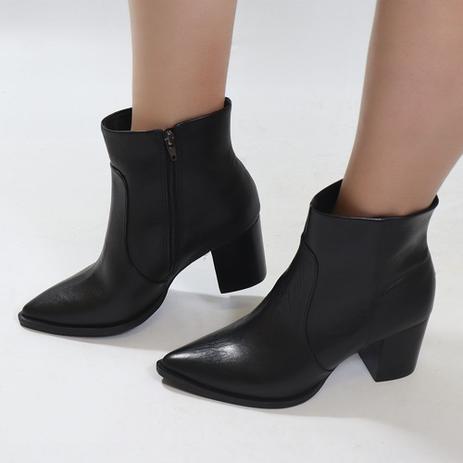 Bota cano baixo salto médio - STEPHANIE - Moda Feminina - Magazine Luiza