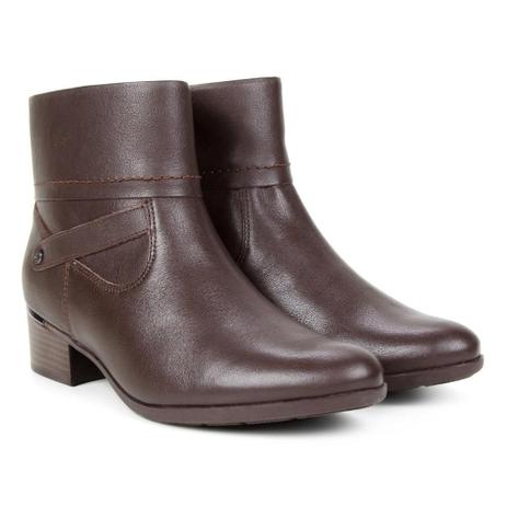 botas femininas cano curto comfortflex