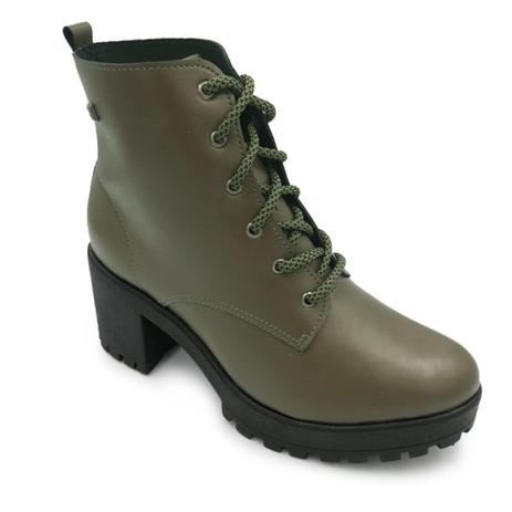 Bota Cano Curto Coturno Ramarim Feminino Tratorada Plus - Coturno Feminino  - Magazine Luiza