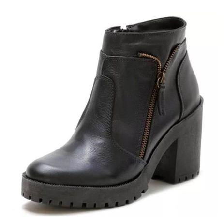 bota cano curto tratorada preta