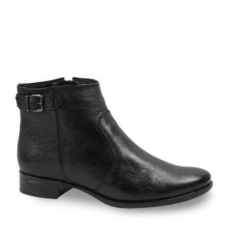 Bota Cano Curto Dazzani 50046 Couro Salto Baixo Feminina - Bota Feminina -  Magazine Luiza
