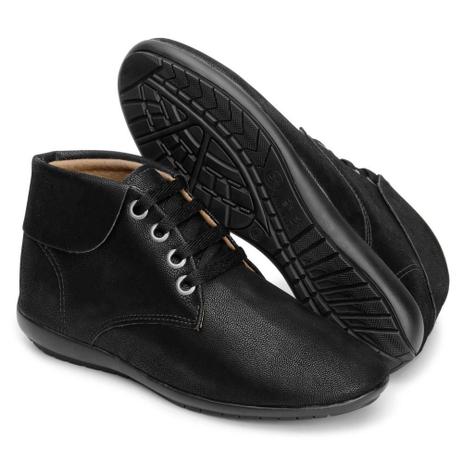 botas de cadarço feminina cano curto