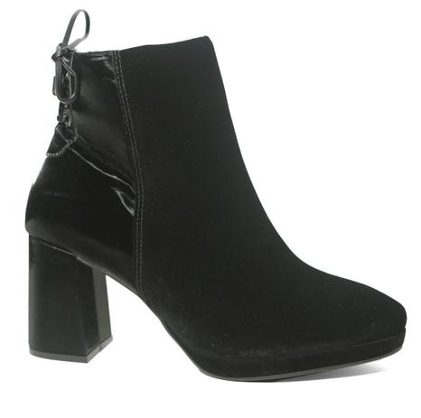 bota cano curto feminina com salto