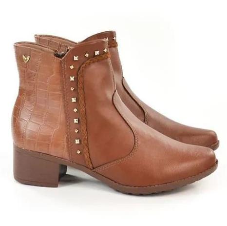 Bota Cano Curto Mississipi Marrom - Bota Feminina - Magazine Luiza