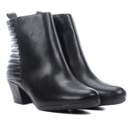 bota feminina chelsea cano curto salto baixo modare