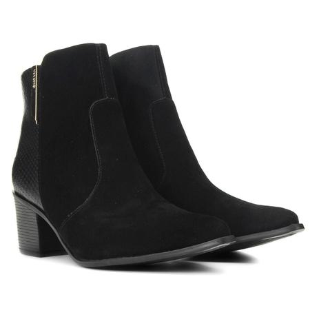 bota feminina cano curto via uno
