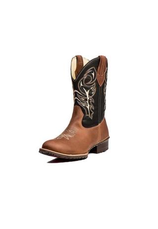 bota country masculina cano longo bico redondo