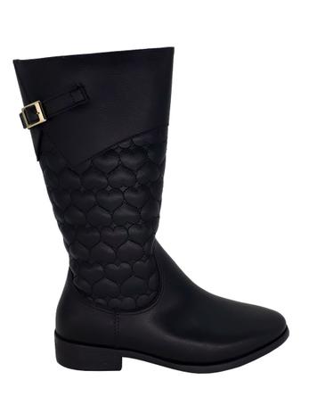 Bota Cano Longo Infantil Pampili Menina Safira 279.077 Montaria Preta Menor preço em Bota Cano Longo Infantil Pampili Menina Safira 279.077 Montaria Preta