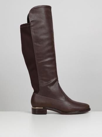 Bota Cano Longo Vizzano Feminina Marrom - Bota Feminina - Magazine Luiza