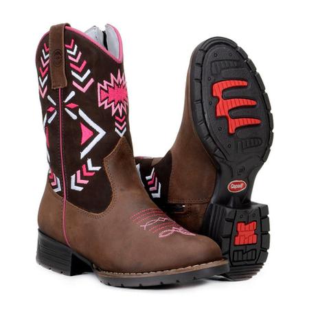 bota infantil country feminina