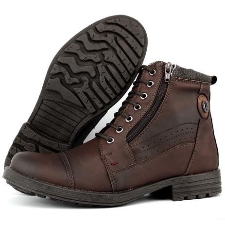 Bota Casual Masculina Chocolate Way Boots Menor preço em Bota Casual Masculina Chocolate Way Boots