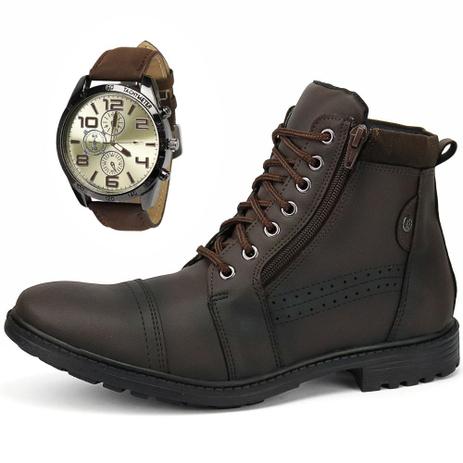 bota masculina cano medio