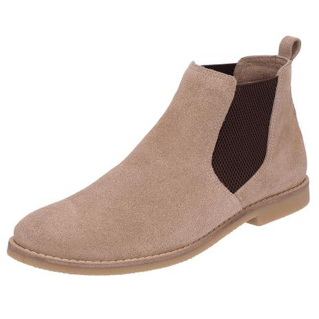 Bota Chelsea Camurça Escrete Boots Fechamento Em Elástico Menor preço em Bota Chelsea Camurça Escrete Boots Fechamento Em Elástico