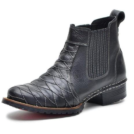 bota chelsea masculina couro
