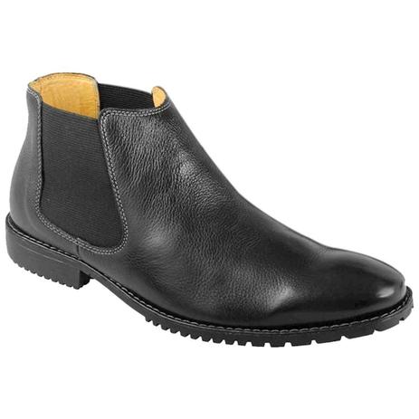 Bota chelsea masculina sandro moscoloni pompton preta black Menor preço em Bota chelsea masculina sandro moscoloni pompton preta black