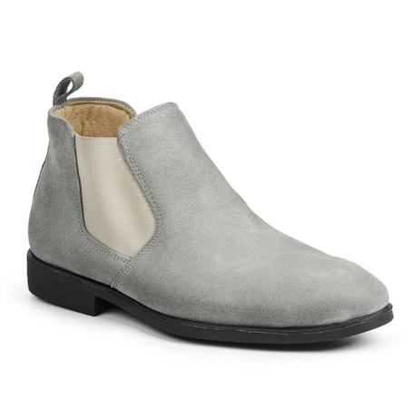 bota chelsea cinza