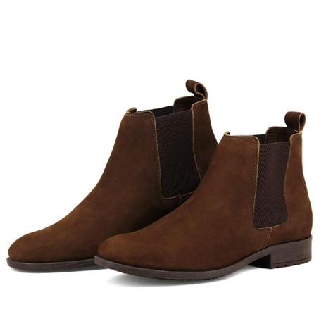 Bota Chelsea Masculino Escrete Em Couro Nobuck Menor preço em Bota Chelsea Masculino Escrete Em Couro Nobuck