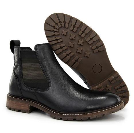 Bota chelsea preta em couro nobre masculina - terra do sapato - Bota  Masculina - Magazine Luiza