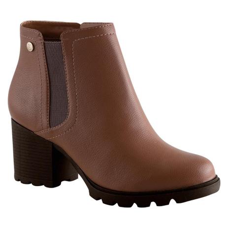 Bota Chelsea Via Uno Tratorada Cano Curto Feminina Menor preço em Bota Chelsea Via Uno Tratorada Cano Curto Feminina