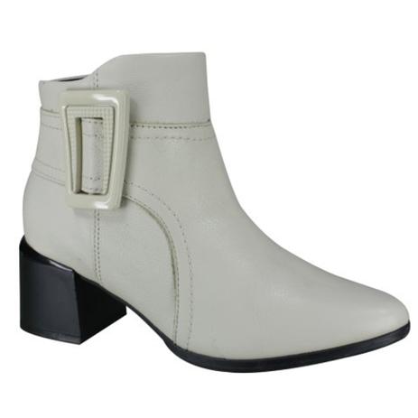 Bota Off-White Cano Curto Salto Bloco | Arezzo – Arezzo Erechim