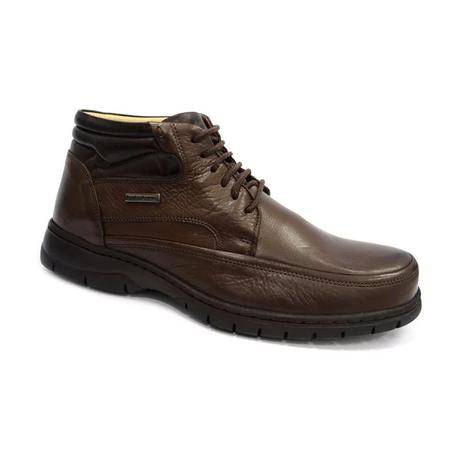 Bota conforto em couro 7990 - anatomic gel (02a) - troy/cafe Menor preço em Bota conforto em couro 7990 - anatomic gel (02a) - troy/cafe