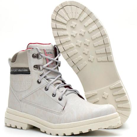 coturno masculino branco
