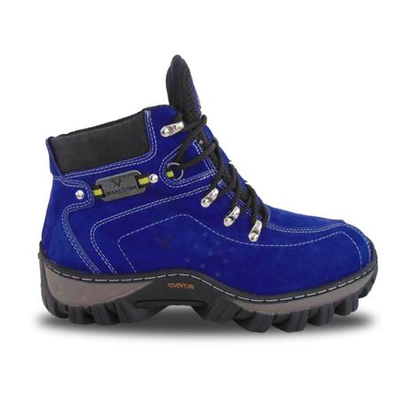 coturno feminino azul