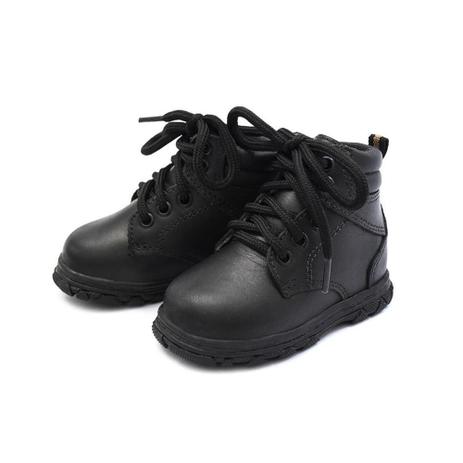 Bota Coturno Bebê Menino Couro Lisa Cadarço Conforto Casual - Bili Bilu -  Coturno para Bebês - Magazine Luiza