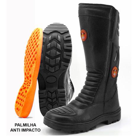 coturno feminino bombeiro civil