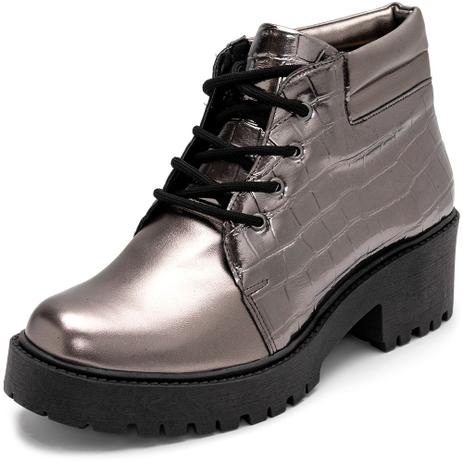 bota coturno cano baixo