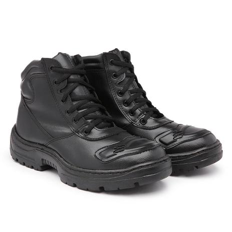 Bota Coturno Cano Curto Motociclista Resistente Conforto - Pedigree Militar - Outros Moda e Acessórios - Magazine Luiza