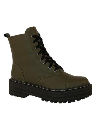 coturno militar verde