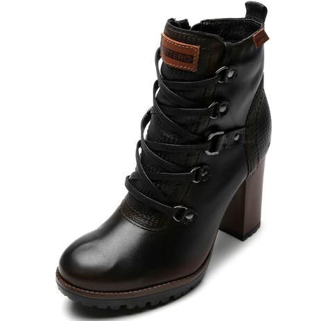 bota couro coturno