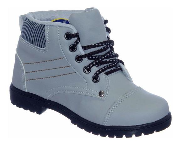 Bota Coturno Criança Infantil Juvenil Masculino Cinza menino - BTO - Coturno  Infantil - Magazine Luiza