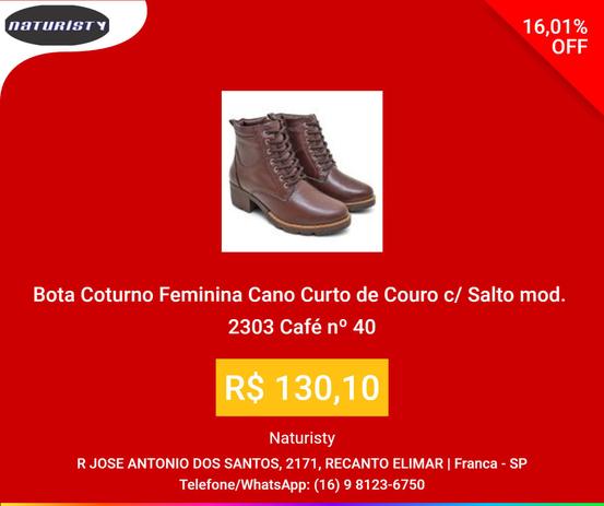 bota coturno feminina 40