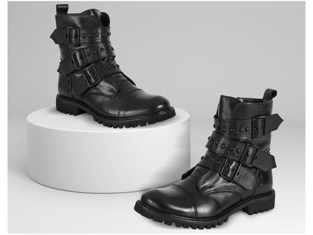 Bota Coturno Feminina Couro Tratorado Zíper Confortável - Venetto Menor preço em Bota Coturno Feminina Couro Tratorado Zíper Confortável - Venetto