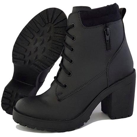 sapato salto tratorado