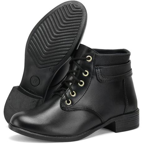 Bota Coturno Feminino Cano Curto Linha Outono Inverno Sw Shoes - Dona Beja  - Coturno Feminino - Magazine Luiza