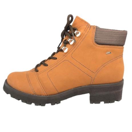 bota coturno caramelo feminina