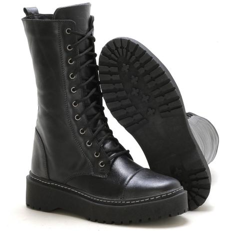 coturno plataforma feminino