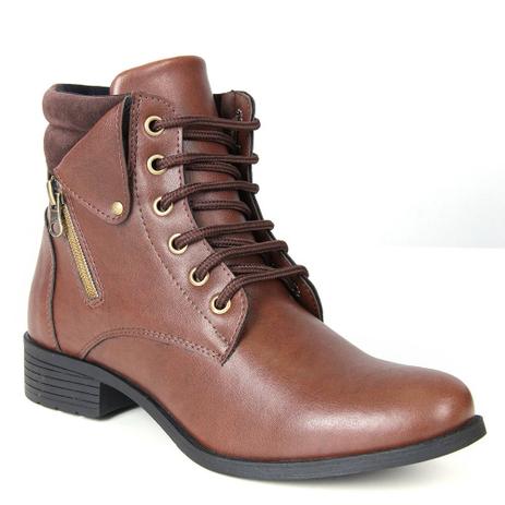 Bota Coturno Feminino Hype Caramelo - Bota Feminina - Magazine Luiza