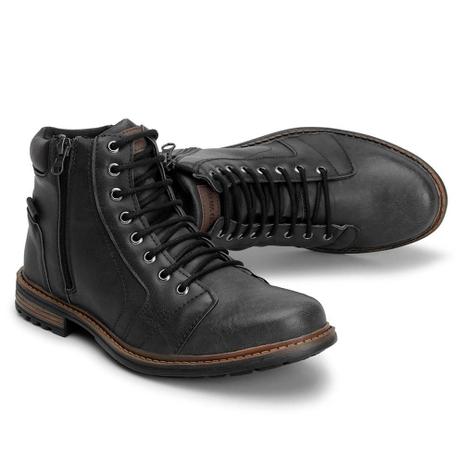 coturno masculino cano medio