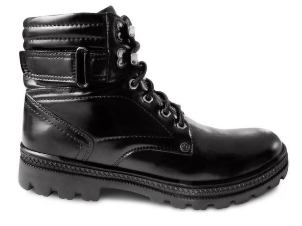 Bota Coturno Masculino Estilo Militar Couro Preto Cano Curto Número 42 -  Cintra - Coturno Masculino - Magazine Luiza