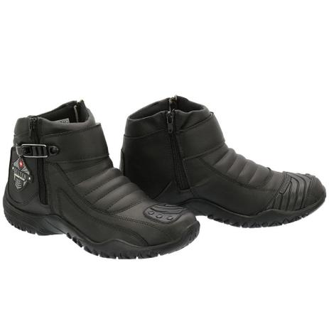 Bota Coturno Masculino Motociclista Cano Baixo Couro Selten Menor preço em Bota Coturno Masculino Motociclista Cano Baixo Couro Selten