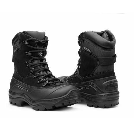 Bota Coturno Militar Acero em Couro Tiger Pró Cano Médio Menor preço em Bota Coturno Militar Acero em Couro Tiger Pró Cano Médio