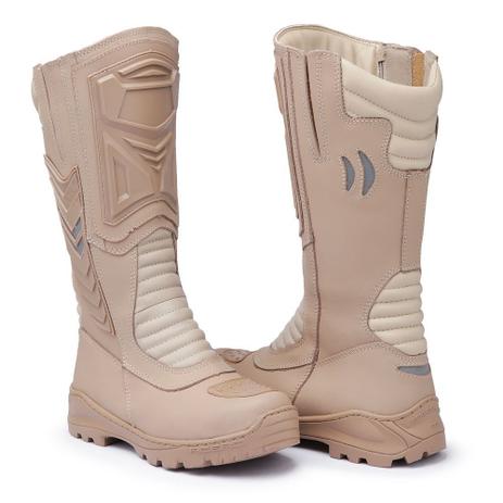 coturno militar bege