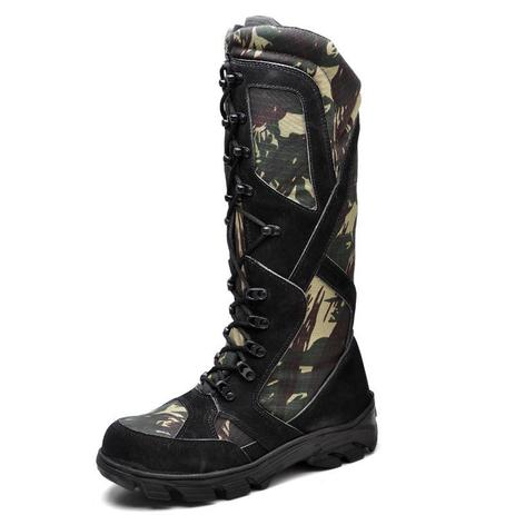 coturno militar masculino preto